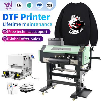 45cm Full-Automatic DTF Printer with EPSON i1600-A1 Print Head and CMYK+White Ink for High-Quality Tshirt Printing