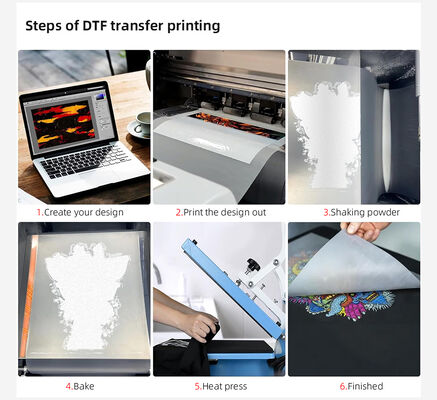 Ingani 30cm DTF Printer I1600 Dual Heads Printer With Powder Shaker Dtf A3 t Shirt Printer